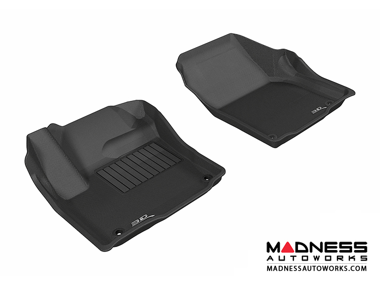 Land Rover Range Rover Evoque Floor Mats (Set of 2) - Front - Black by 3D MAXpider
